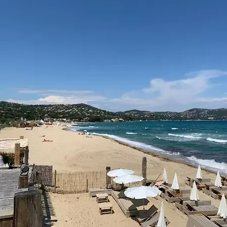 公寓 Les Lavandes, Vue Mer, Piscine, Calme 圣马克西姆